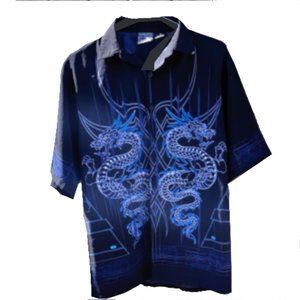 🥋 Men's Shaolin XL SS Btn Dwn Casual 🥋